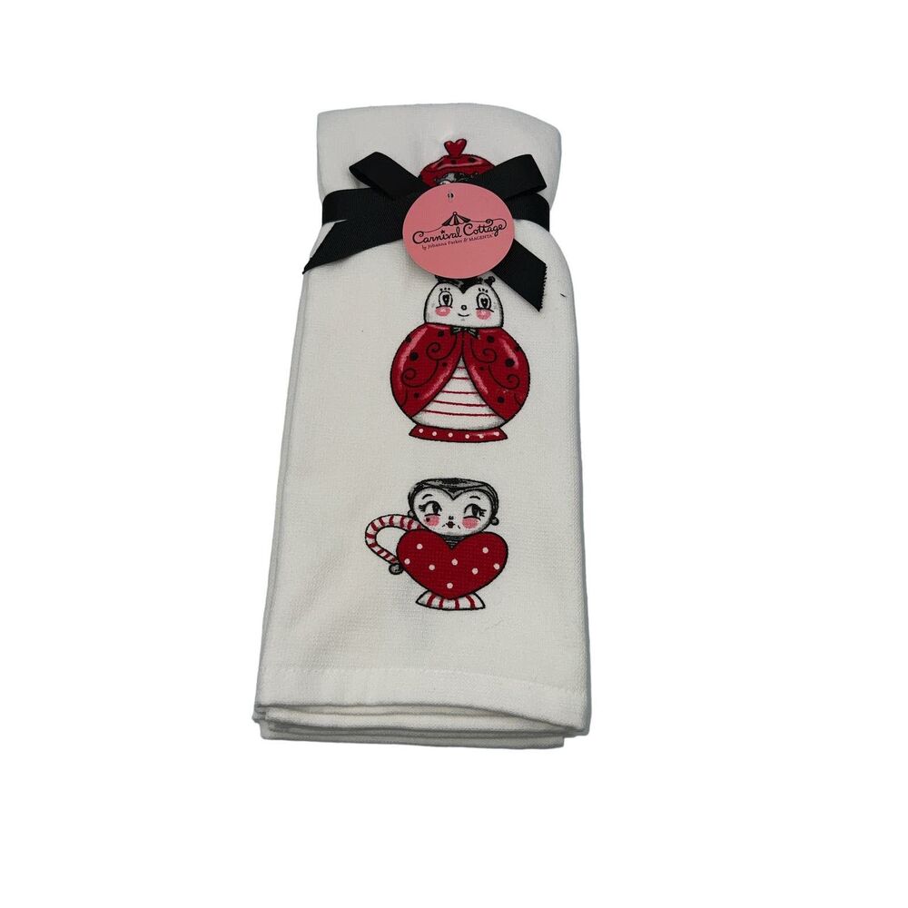 Johanna Parker Valentine Kitchen Towels 2 Pack